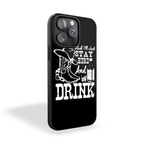 Merle Haggard I Think I'll Just Stay Here And Drink Hank Williams Jr iPhone 15 Case Cover
