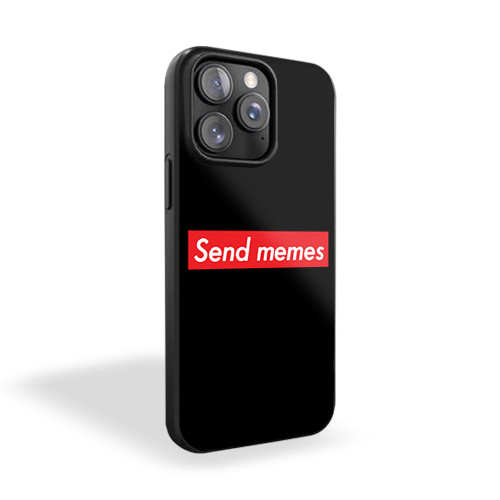 Send Memes Red Box Logo iPhone 15 Case Cover