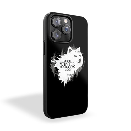 Such Winter Much Soon Wow Snow iPhone 15 Case Cover