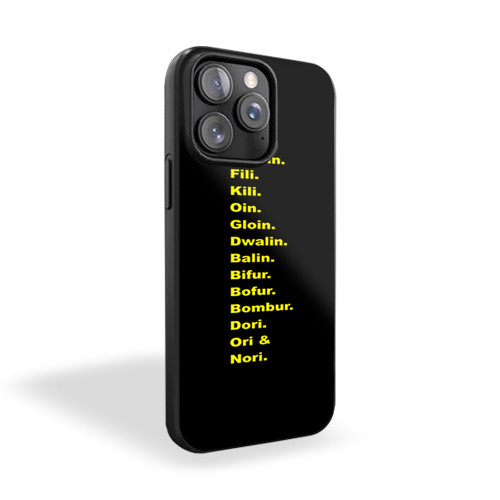 The Hobbit Names Funny Lord Of The Rings iPhone 15 Case Cover