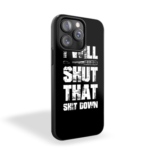 The Walking Dead Negan's Bat Lucille Will Shut That Shit Down iPhone 15 Case Cover