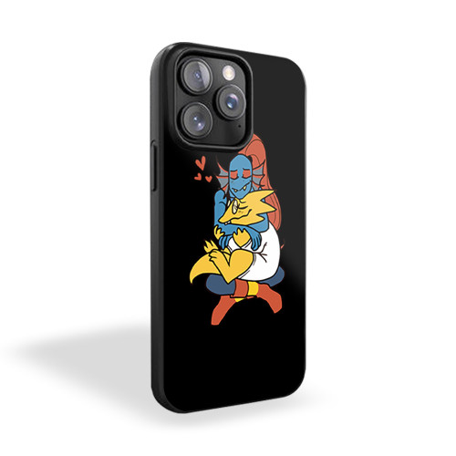 Undyne Alphys Undertale Cartoon iPhone 15 Case Cover