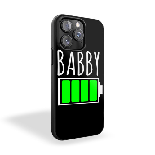 Battery Power Daddy & Baby Matching Fathers Day Present 2 iPhone 15 Case Cover