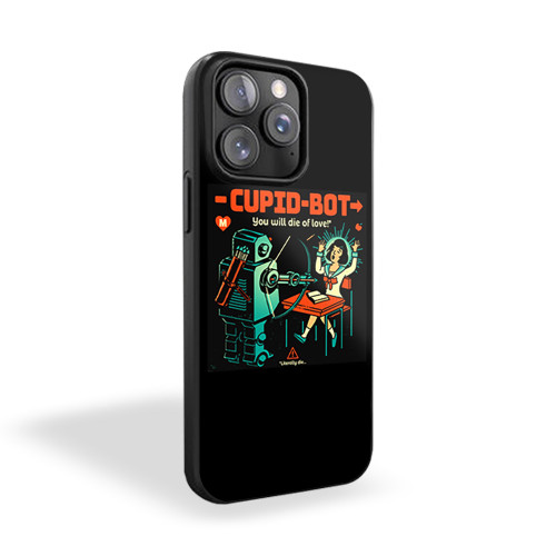 Cupid Bot Retro Sci-Fi Robot Of Love iPhone 15 Case Cover