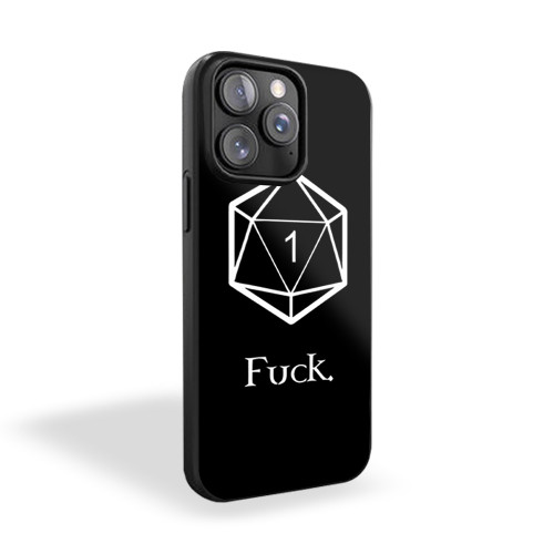 Fck Crit Dnd Dungeons And Dragons iPhone 15 Case Cover