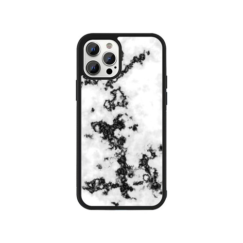 Vained Marble Texture Screen Print iPhone 13 / 13 Mini / 13 Pro / 13 Pro Max Case Cover