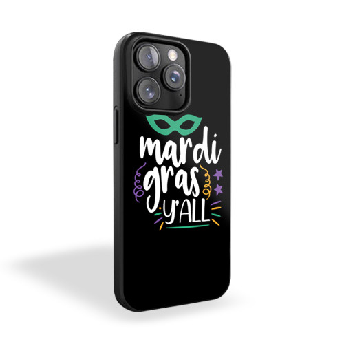 Mardi Gras Y'all iPhone 15 Case Cover