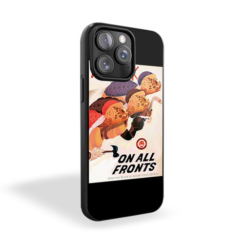 Attack On All Fronts iPhone 15 Case Cover