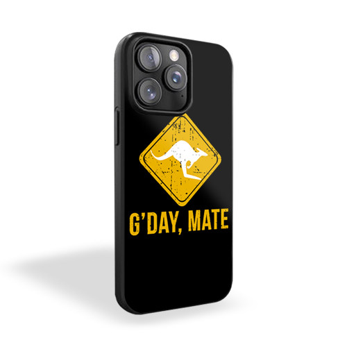 Australia Travel Funny Kangaroo G'day Mate Australian iPhone 15 Case Cover