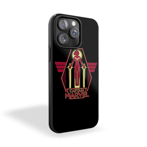 Captain Marvel Flying Warrior iPhone 15 Case Cover