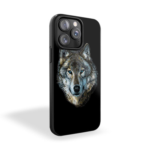 Gray Wolf iPhone 15 Case Cover