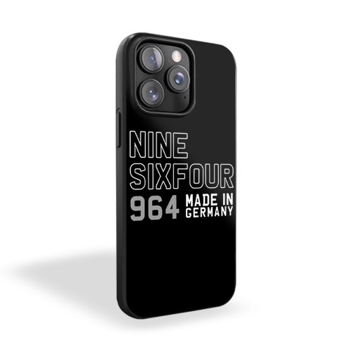 Styled Nine Six Four 964 Made In Germany iPhone 15 Case Cover
