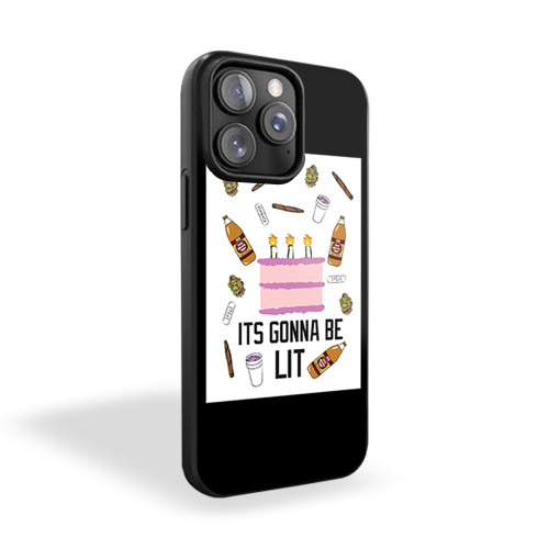 Turnt Up Lit Cake Happy Birthday iPhone 15 Case Cover