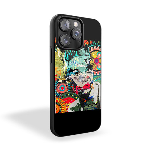 Vintage Woman Colourful Graffiti Art iPhone 15 Case Cover