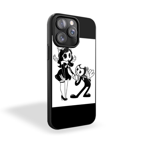 Alice Angel And Bendy Demon iPhone 15 Case Cover