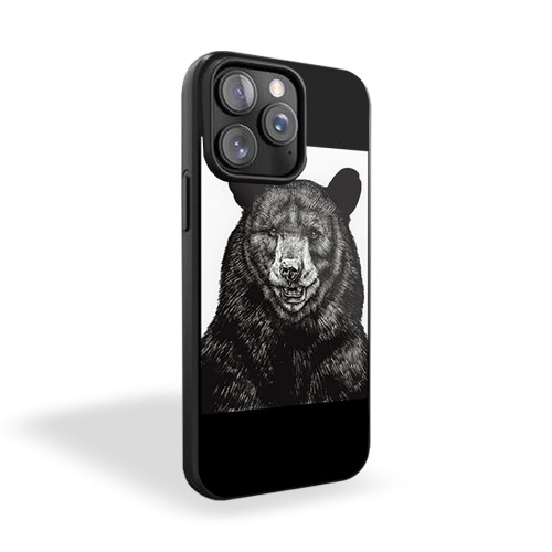 Beautiful Black Bear iPhone 15 Case Cover