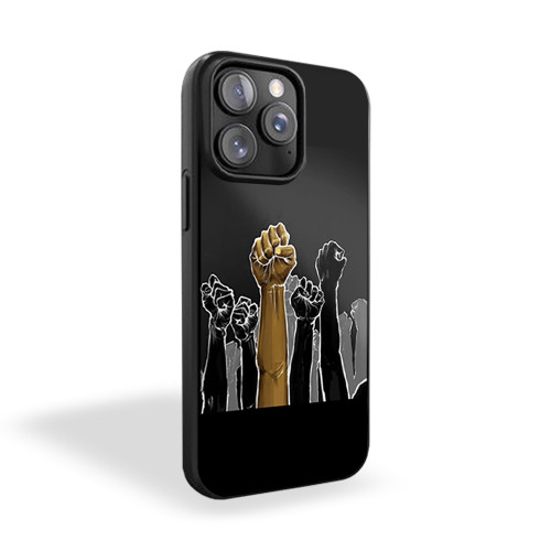 Black Lives Hand Up iPhone 15 Case Cover