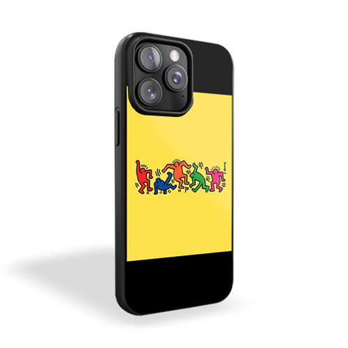 Homage To Keith Haring Acrobats iPhone 15 Case Cover