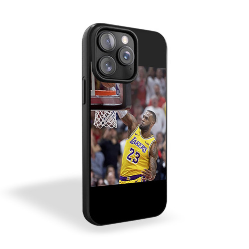 Lebron James Dunk N B A Los Angeles Lakers iPhone 15 Case Cover