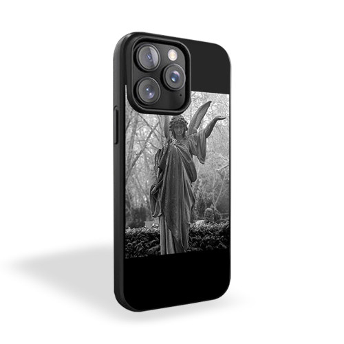 Old Tombstone Sculpture Of An Angel iPhone 15 Case Cover