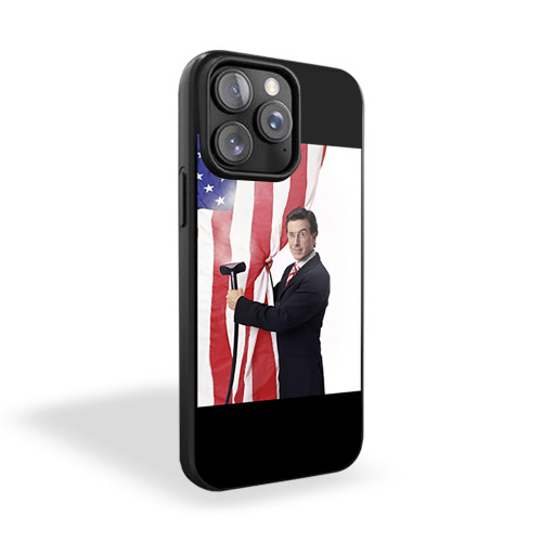 Stephen Colbert American Flag iPhone 15 Case Cover