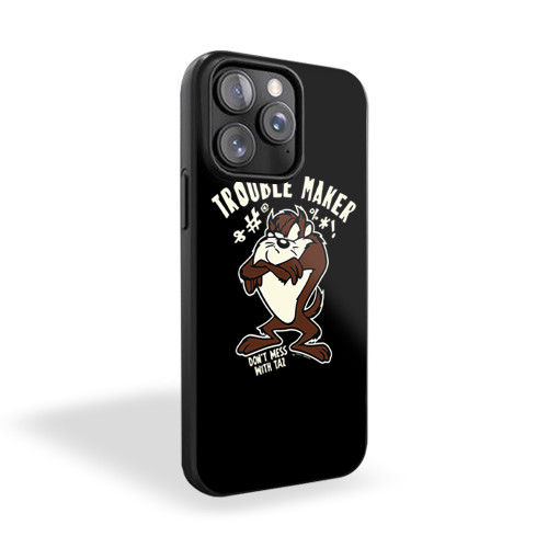Taz Trouble Maker Tazmania Devil iPhone 15 Case Cover