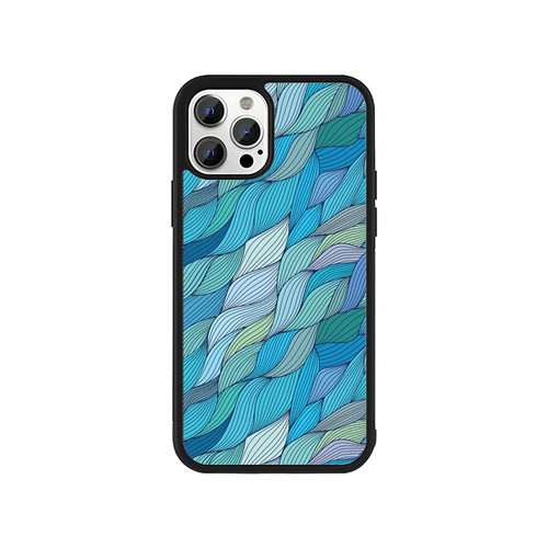 Seamless Wave Hand Drawn iPhone 13 / 13 Mini / 13 Pro / 13 Pro Max Case Cover