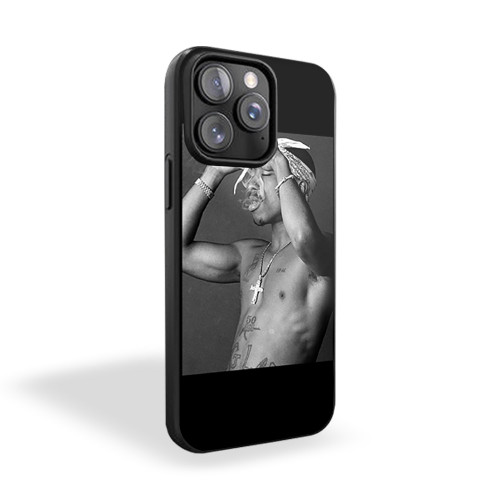 Tupac Shakur Pac Smoking R And B Music Star iPhone 15 Case Cover