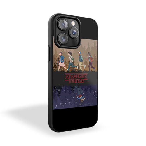 Upside Down Stranger Things Cartoon iPhone 15 Case Cover