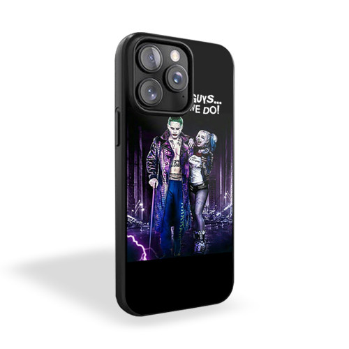 We're Bad Guys It's What We Do Joker And Harley iPhone 15 Case Cover