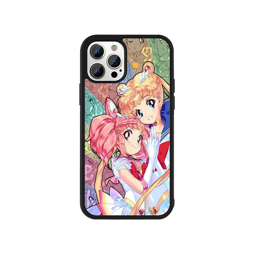 Sailor Moon And Chibi Moon Character iPhone 13 / 13 Mini / 13 Pro / 13 Pro Max Case Cover