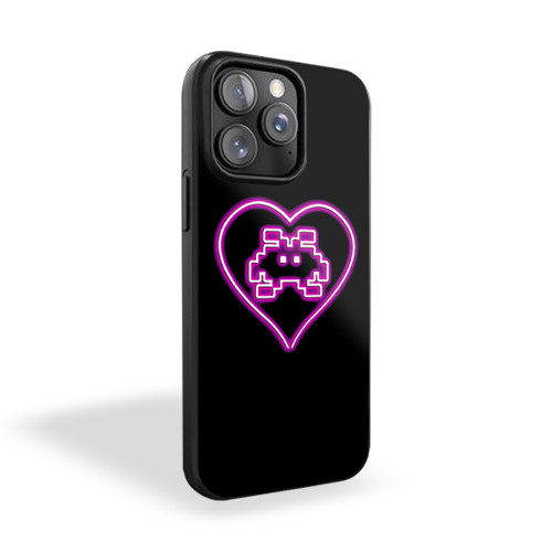 Arcade Spirits Pixel Heart Neon iPhone 15 Case Cover