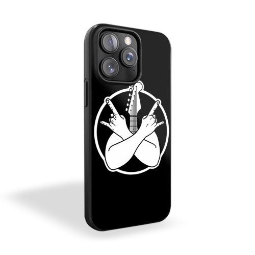 Rock On Logo Guitar iPhone 15 Case Cover