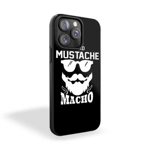 Beard Mustache Macho iPhone 15 Case Cover