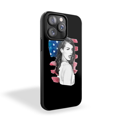 Born To Die Lana Del Rey American Flag iPhone 15 Case Cover