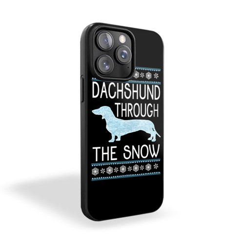 Dachshund Through The Snow iPhone 15 Case Cover
