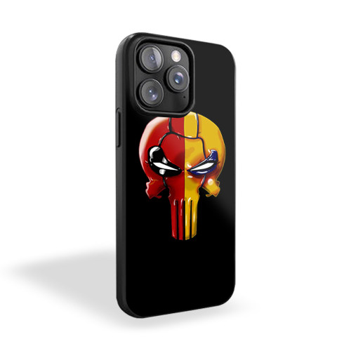 Deadpool Deathstroke Head Fusion iPhone 15 Case Cover