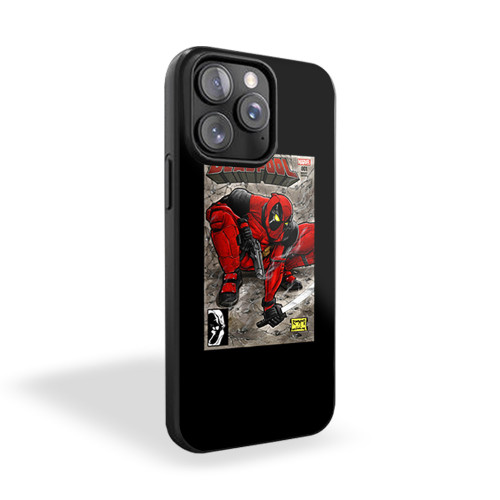 Deadpool Spidey Swipe iPhone 15 Case Cover