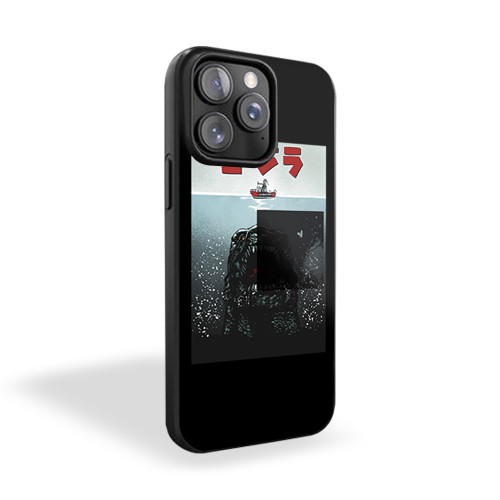 Godzilla Jaws Funny Parody iPhone 15 Case Cover
