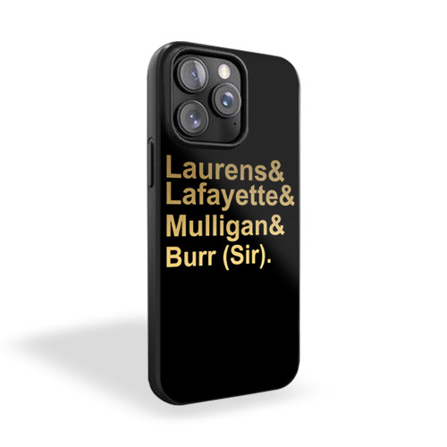 Hamilton Revolutionaries Broadway Musical iPhone 15 Case Cover