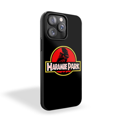 Harambe Park Jurassic Park Parody iPhone 15 Case Cover