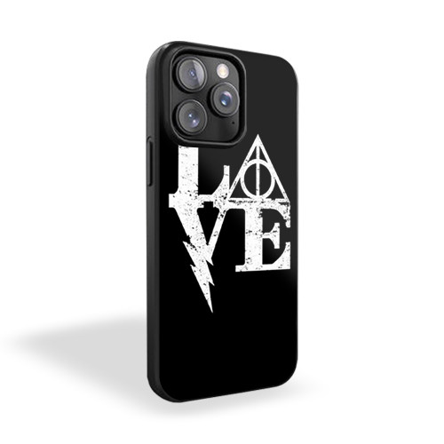 Harry Potter Love Deathly Hallows iPhone 15 Case Cover