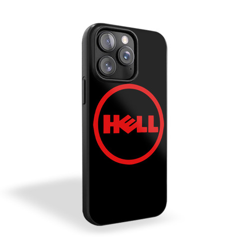 Hell Red Logo Parody iPhone 15 Case Cover