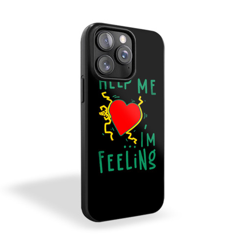 Help Me Im Feeling Funny Christmas Quotes iPhone 15 Case Cover