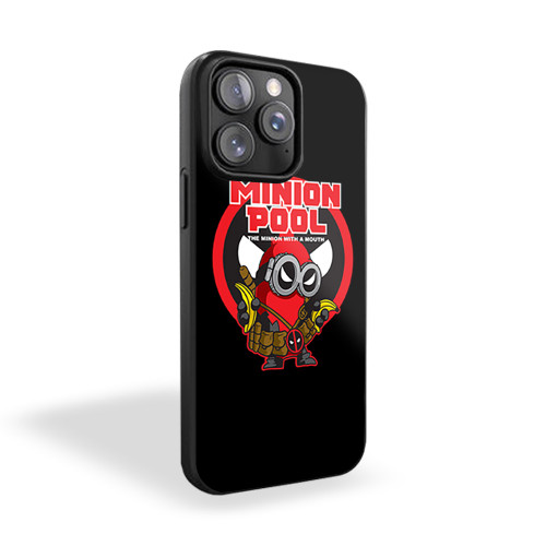 Minion Pool Funny Deadpool Movie Parody iPhone 15 Case Cover