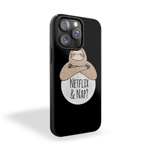 Netflix And Nap Sloth iPhone 15 Case Cover