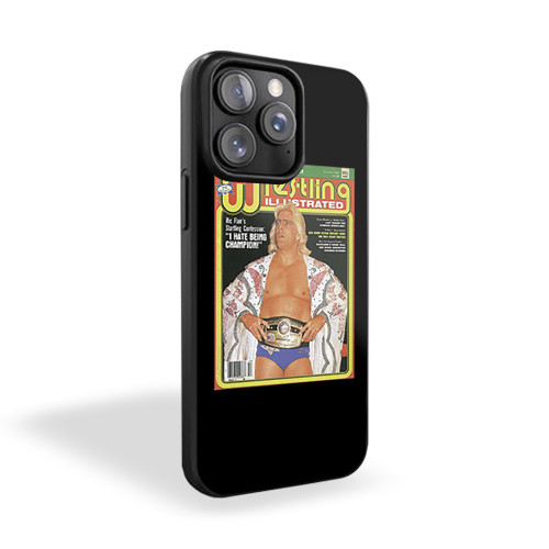 Rick Flair Wrestling Champions Magazine I Hate Being Champion iPhone 15 Case Cover