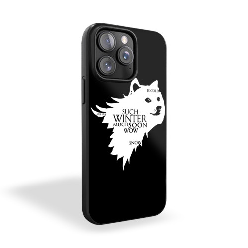 Such Winter Much Soon Wow iPhone 15 Case Cover