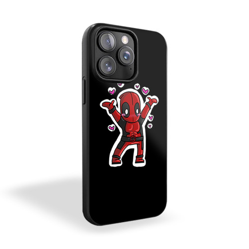 Tiny Deadpool Funny Parody iPhone 15 Case Cover