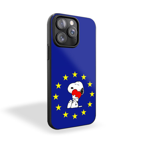 Aims Snoopy Blue iPhone 15 Case Cover